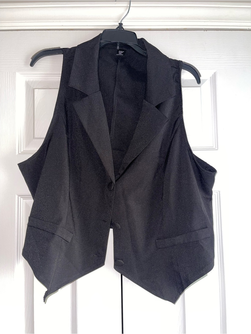 Black Women's Tailored Vest